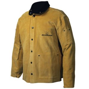 Caiman Gold Leather Jacket