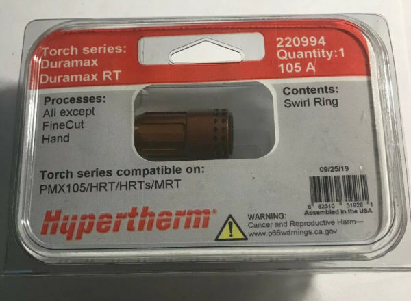 Hypertherm Powermax 105 - 105 Amp Swirl Ring