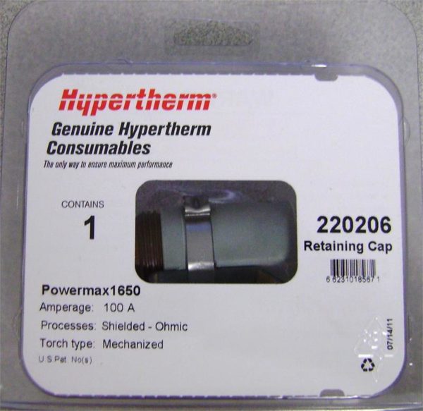Hypertherm Powermax 1650 Shield Cap 100A