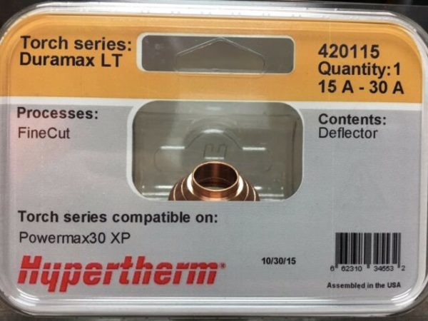 Hypertherm Powermax 30 XP Fine Cut Deflector