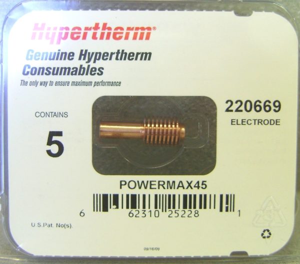 Hypertherm Powermax 45 Electrodes