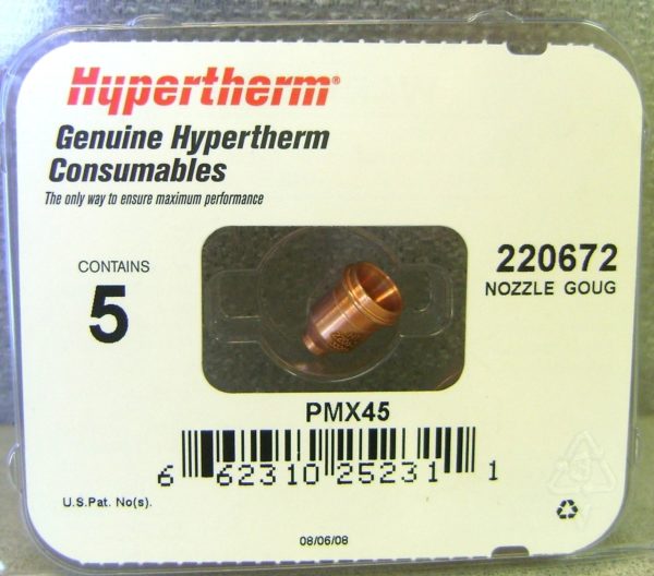 Hypertherm Powermax 45 Gouging Nozzle