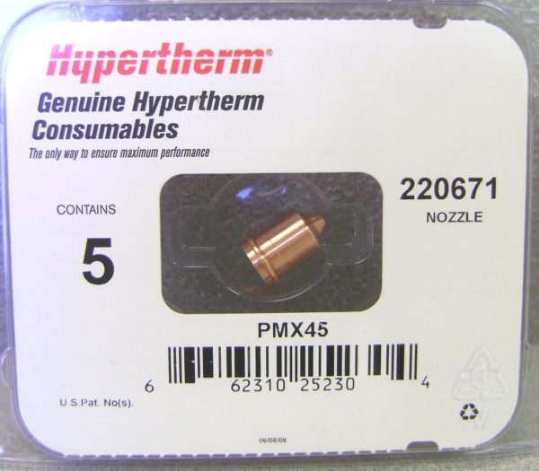 Hypertherm Powermax 45 Shiedled Nozzles