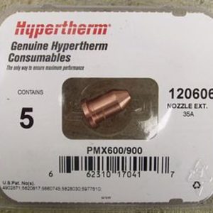 Hypertherm Powermax 600 Nozzle Pipe Saddled 35 Amp
